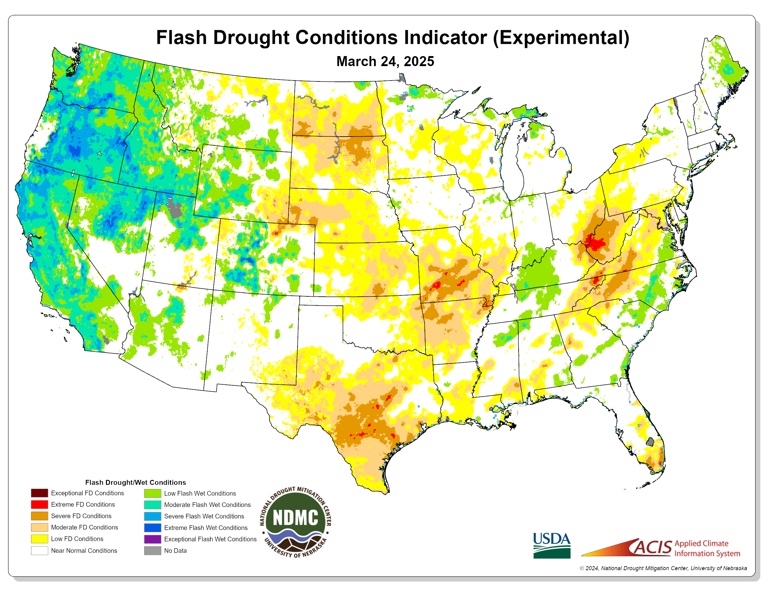 Flash Drought Conditions Indicator